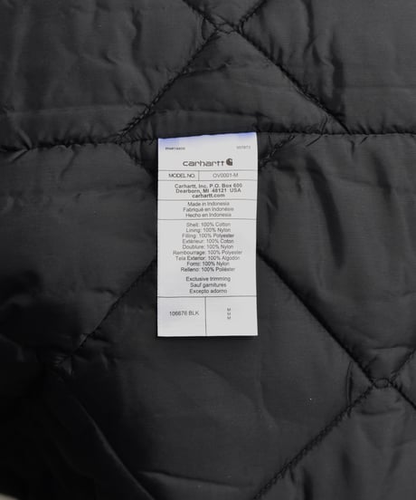 Bleached Carhartt Duck Vest  02-157