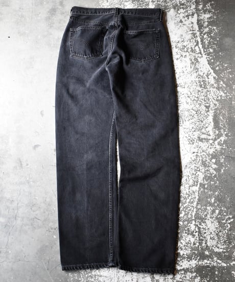 01's Levi's 501 Denim Pants Black "Made in USA" 03-115