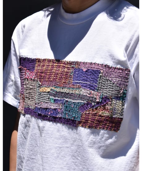 Customized Los Angeles Apparel Garment Dye 8.5oz S/S Wide Tee White