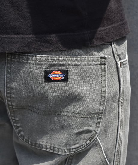 Used Dickies Duck Painter Pants Olive 03-168