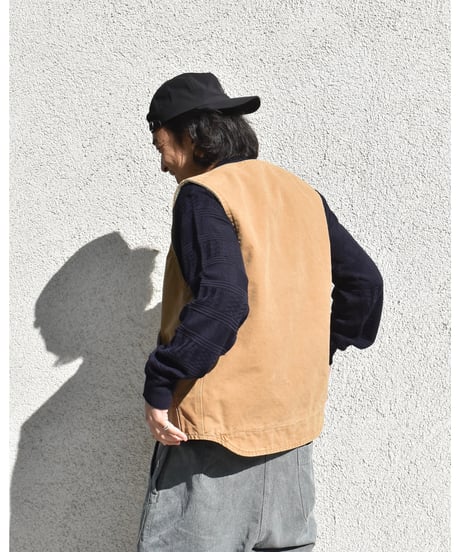 Used Carhartt Duck Vest Camel 02-100