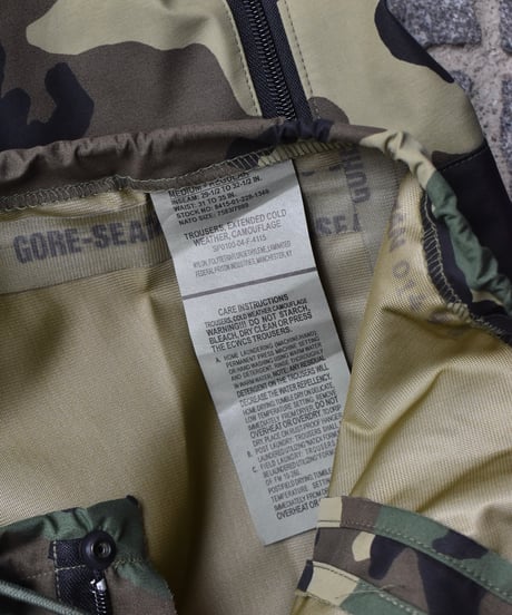 Deadstock Us Army ECWCS GORE-TEX Trouser Woodland Camo 03-151