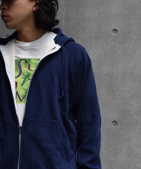 Deadstock 70-80s Smitty's  Full Zip Sweat Hoodie Navy 04-312