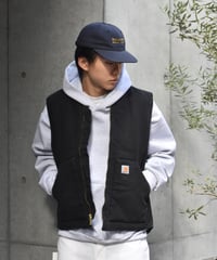 Used Carhartt Duck Vest Black 02-050