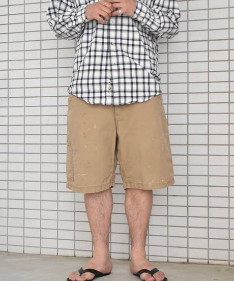 Used Carhartt Painter Shorts Khaki 03-177