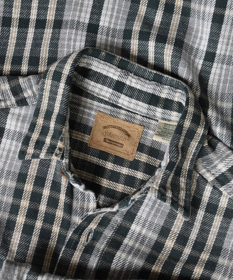 Used St Jhon's Bay Heavy Flannel Shirt Green  05-022