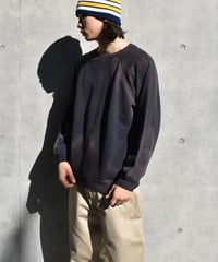 Used Hanes Raglan Sleeve Sun Fade Sweat Shirts Black 04-329