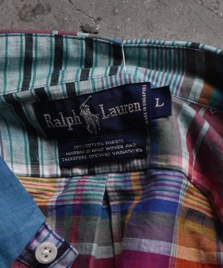 Deadstock Polo Ralph Lauren Plaid L/S Shirt  05-079