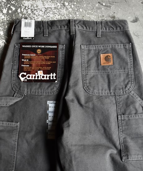 Deadstock Carhartt B11 Duck Carpenter Pants Coal Grey 03-194