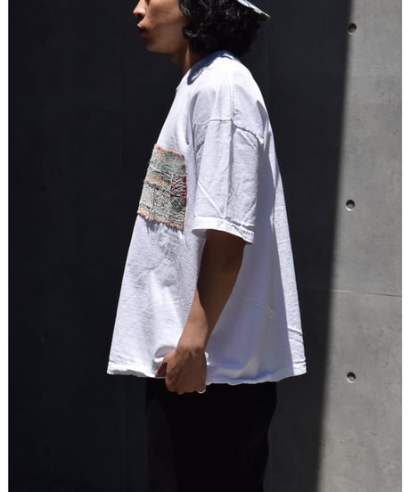 Customized Los Angeles Apparel Garment Dye 8.5oz S/S Wide Tee White