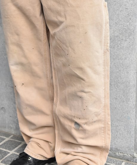 Used Carhartt B11 Duck Painter Pants Aged Camel Brown 03-158