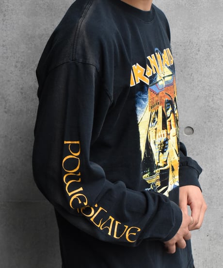 Used Iron Maiden Long Sleeve "Power Slave" Tee Black 04-462