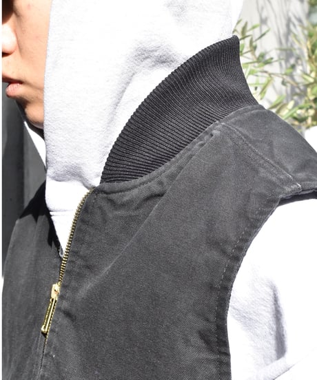 Used Carhartt Duck Vest Black 02-050