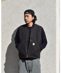 Used Carhartt Duck Vest Aged Black 02-101