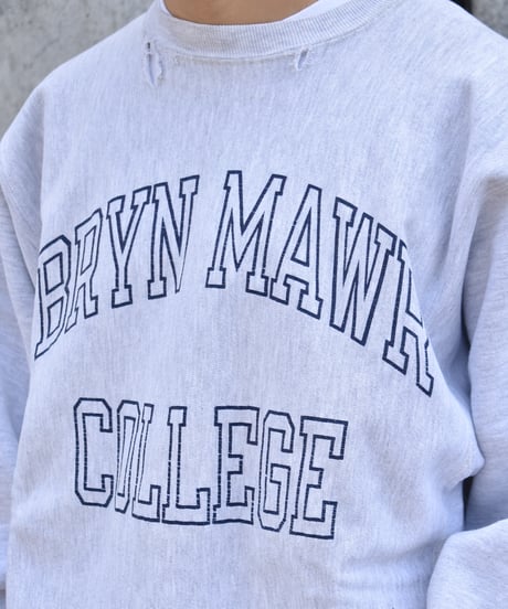 90s Used Champion Reverse Weave Sweat Shirt "Bryn Mawr College"04-449