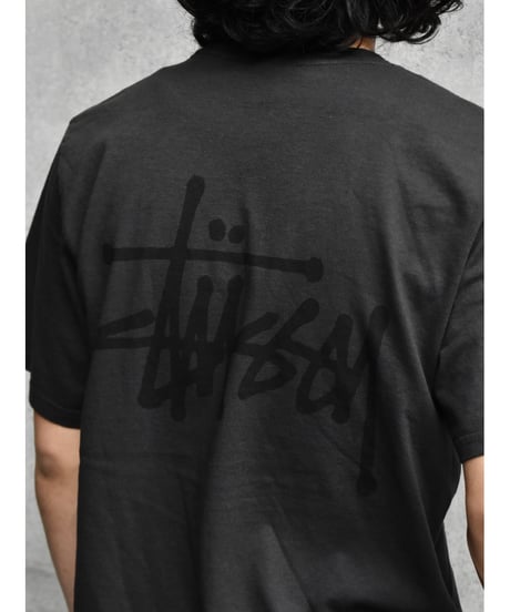 Used Stussy Print Tee Charcoal 04-466