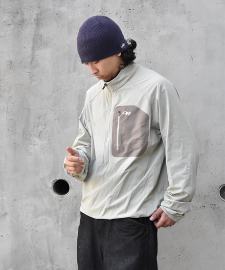 Used Outdoor Research Half-Zip Ferrosi Jacket Ivory 02-168