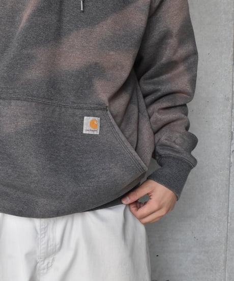 Used Carhartt Fade Sweat Hoodie Grey 04-358