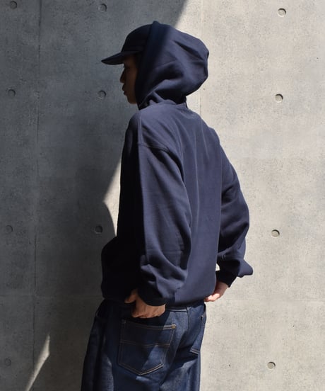 90s Deadstock Gap Sweat Hoodie Navy "Made in USA"  04-422