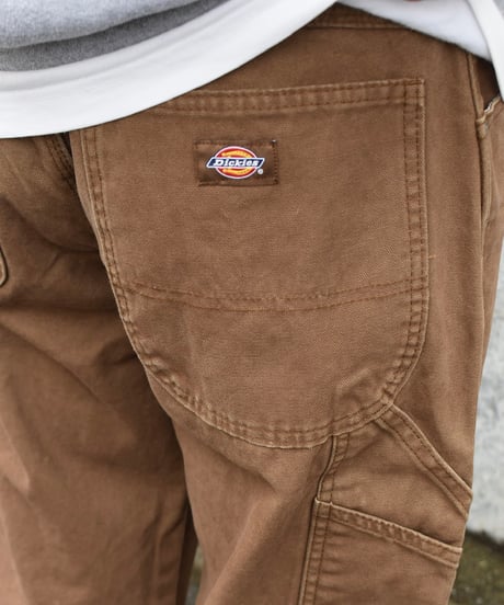 Used Dickies Duck Carpenter Pants Brown 03-095