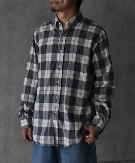 Used Polo Ralph Lauren Plaid B/D Shirt "Custom Fit" 05-062