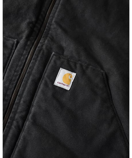Used Carhartt Duck Vest Aged Black 02-101
