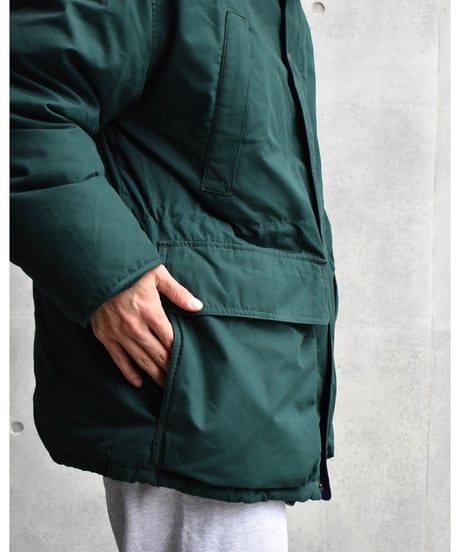 Used Eddie Bauer Ridge Line Goose Down Jacket Green  02-068