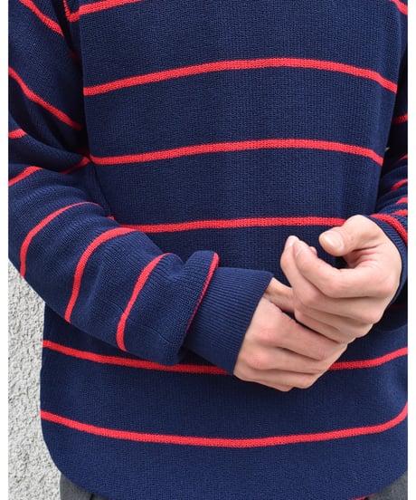 L.L.Bean Swans Island Sweater Navy/Ruby