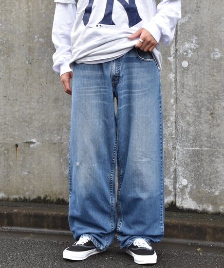 05' Used Levi's Silver Tab Denim Pants "BAGGY" 03-200