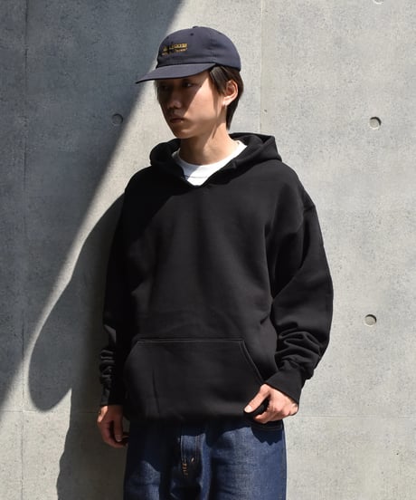 Deadstock Eagle USA Blank Sweat Hoodie Black made in USA 04-424