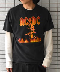 Used ACDC Print Tee Black 04-464
