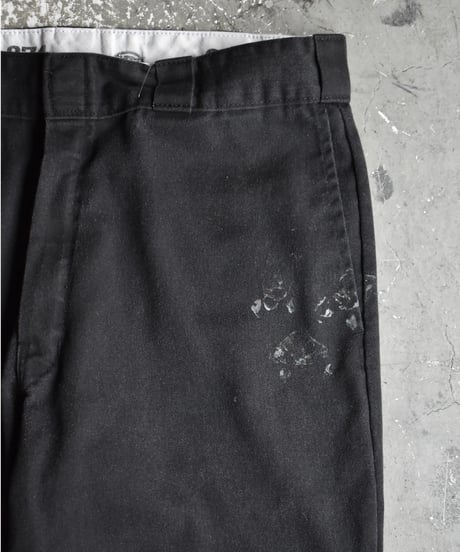 Used Dickies 874 Work Pants Cut Off Black 03-189