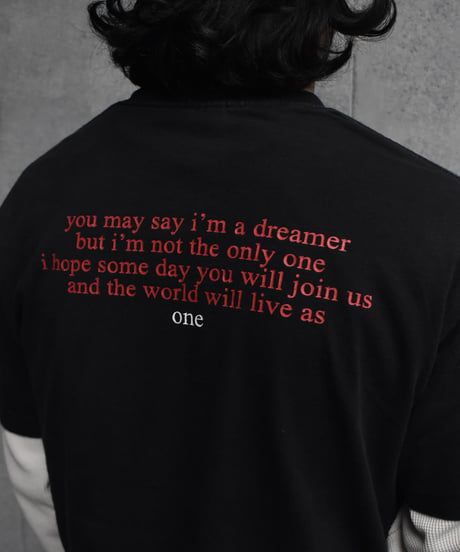 Used Jhon Lennon "NYC" Tee Black 04-458