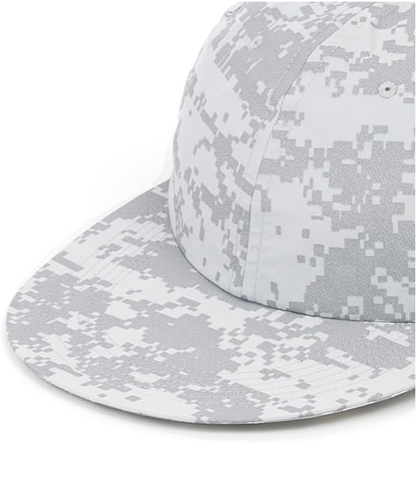 Sublimeroe Long Brim 6Panel Cap Reflectar Camo Grey