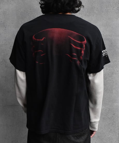 Used Tool Print Tee Black  04-460