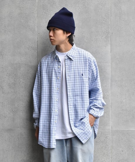 Used Polo Ralph Lauren Long Sleeve Plaid Shirt 05-036