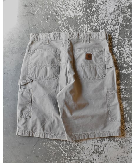 Used Carhartt B147 Duck Shorts - TAN 03-121