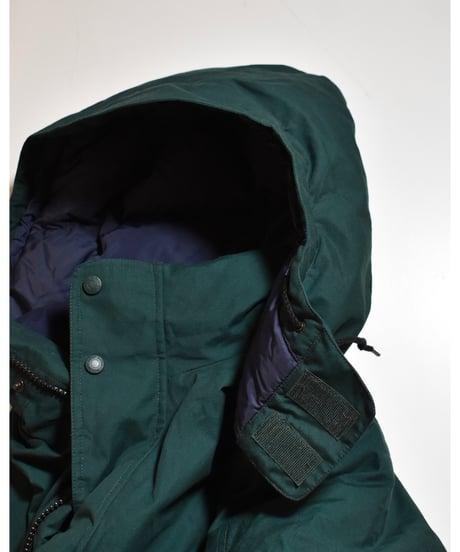 Used Eddie Bauer Ridge Line Goose Down Jacket Green  02-068
