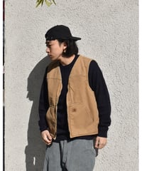 Used Carhartt Duck Vest Camel 02-100