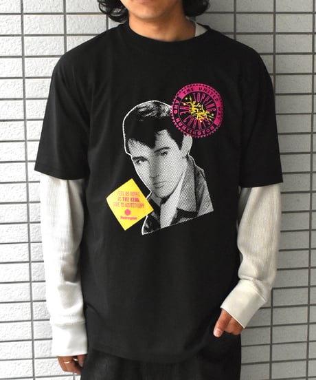 Used Elvis Presley Print Tee Black 04-463