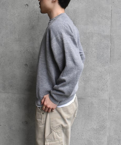 70s Russell Athletic Crew Neck Sweat Grey "Made in USA" 04-428