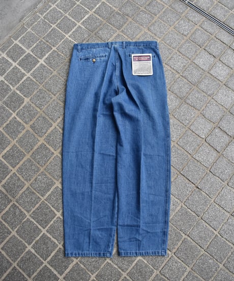 Deadstock Roundtree & Yorke 2-Tuck Denim Slacks 03-140