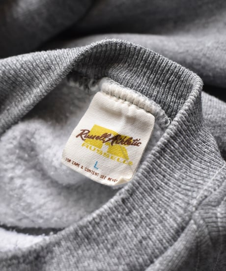 70s Russell Athletic Crew Neck Sweat Grey "Made in USA" 04-428