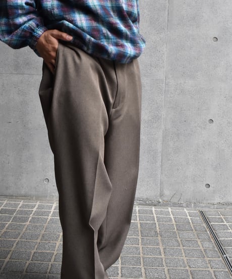 90s Used Levi's Action Slacks Grey Brown 03-149