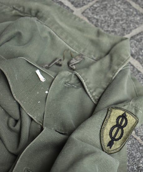 70s U.S Army Cotton Sateen OG 107 Utility Shirt 05-050