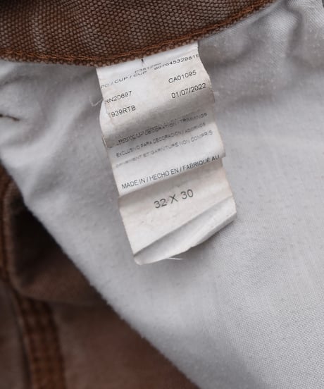 Used Dickies Duck Carpenter Pants Brown 03-096