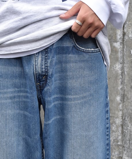 05' Used Levi's Silver Tab Denim Pants "BAGGY" 03-200