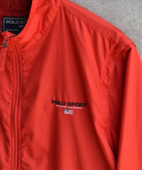 90s Polo Sport 2Way Jacket Red 02-166
