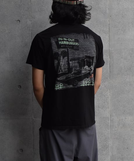 Used IN-N-OUT Burger S/S T-Shirt Black 04-487