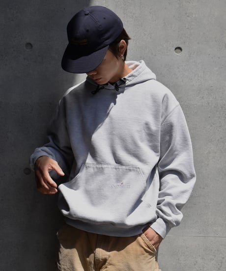 Used Carhartt Pullover Sweat  Hoodie Ash Grey 04-454